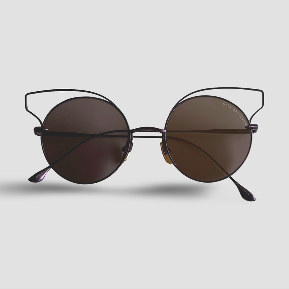 DITA Believer 23008  Purple/Dark Grey Sunglasses (Retail $510)